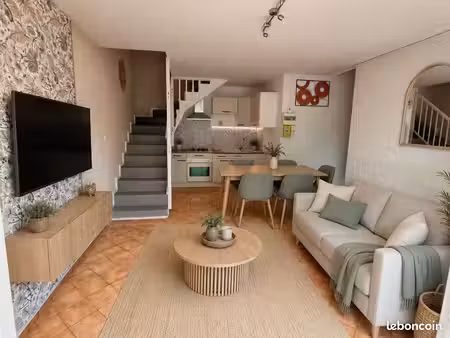 maison jumelée de 65m2 avec jardin de 300m²