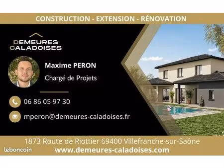 terrain 1 079 m² charnay les macon