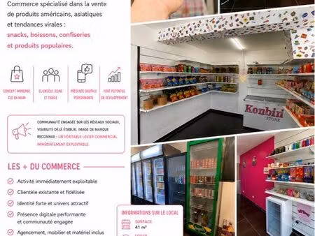 fond de commerce concept store - haguenau