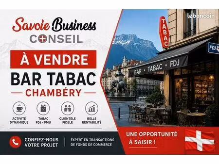bar tabac agglomération chambery