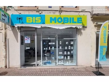 fonds de commerce  activité clé en main  boutique téléphonie  réparation vente smartphones