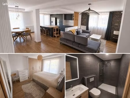 appartement t4 meublé – 110 m² + 150 m² extérieur