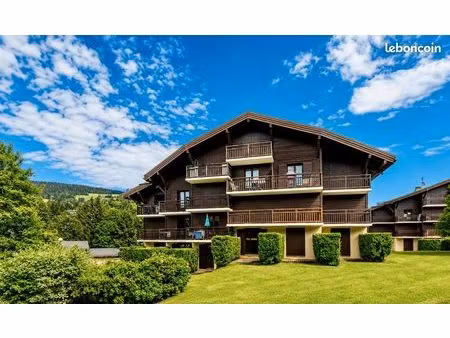 a vendre: megeve - demi-quartier - appartement neuf avec jardin