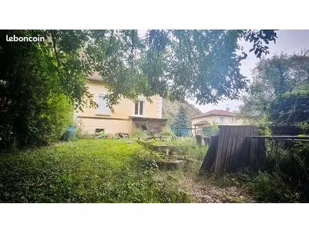 vends maison avec terrain constructible + grand terrain + puit