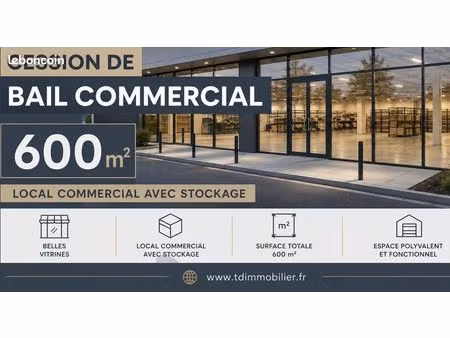 local commercial 600 m² drumettaz-clarafond