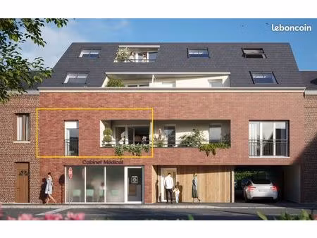 appartement t2 lumineux (dpe a) avec balcon et ascenseur – rouen rive gauche
