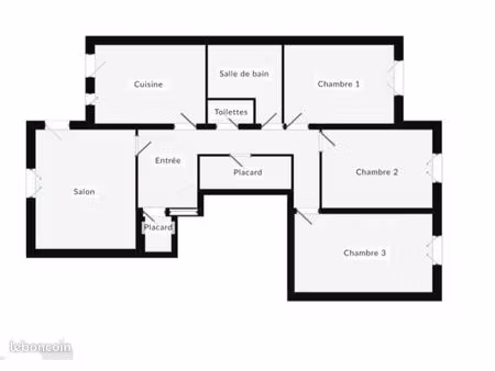 appartement t4 rénové – 77 m²