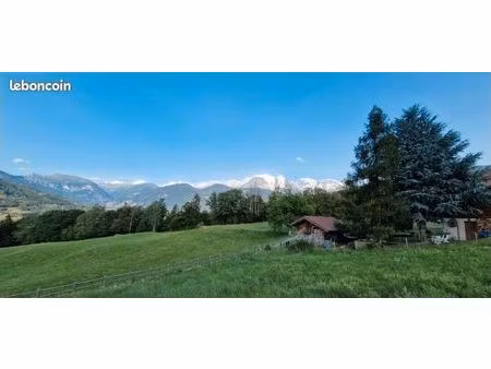 terrain constructible viabilisé vue mont blanc