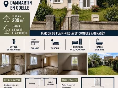 maison avec terrain = dammartin-en-goële