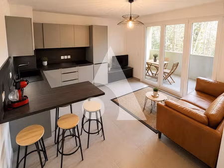 castelnau-le-lez ( 34170) - appartement 3 pièces meublé avec terasse et place de parking e