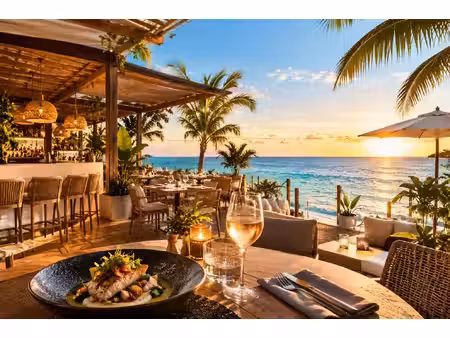 restaurant – bar lounge – à l'ouest de l'île