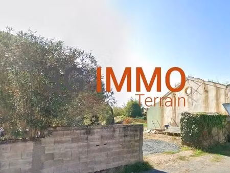 terrain avec bâti existant