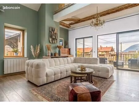 maison de village contemporaine 150 m² – jardin & rénovation coup de cœur – saint-jorioz