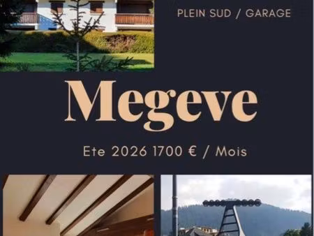 megève appartement location ◊◊◊