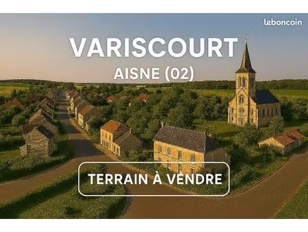 terrain 807 m² variscourt