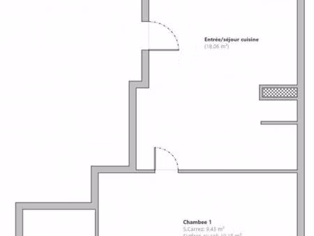 appartement t2 de 32 m² au rdc 470