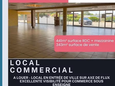 local commercial - retail park emplacement n°1 - la roche sur foron - 441m² + mezzanine