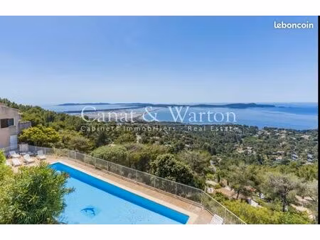 hyeres appartement vue mer - piscine