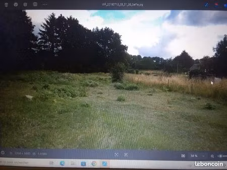 terrain 1000m2 constructible
