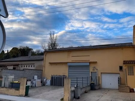 à vendre - dépôt 120 m² avec parking 80 m² - limoux