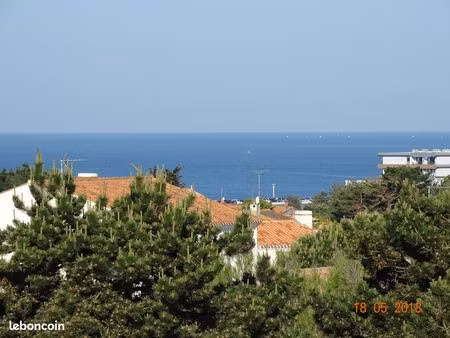 joli studio avec balcon vue mer et piscine aux sables d'olonne