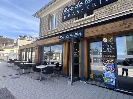 bar-brasserie  fonds de commerce 150 m² arromanches-les-bains