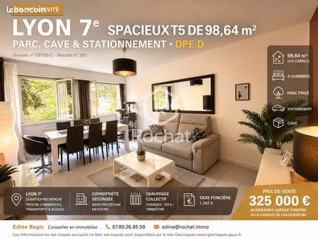 appartement 5 pièces 99 m²