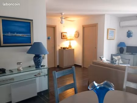 vend appartement meublé garage fermé et parking extérieur
