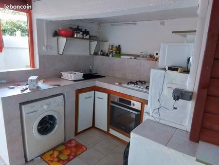 loue bas de villa de type t2 meublé