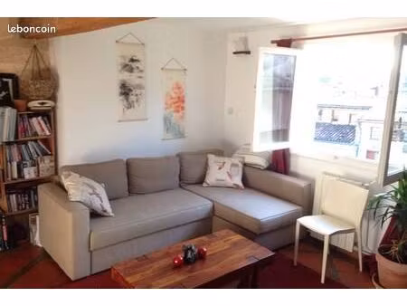 charmant duplex 60m² rénové - bordeaux saint-michel (dernier étage  vue dégagée)