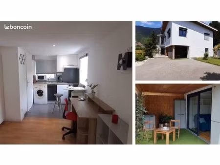 studio meublé indépendant avec terrasse privative