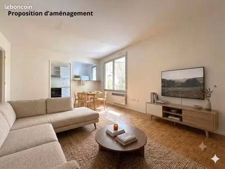 appartement 2 pièces 47 m²
