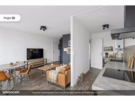 appartement 3 pièces 64 m²