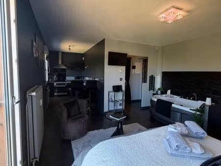 studio meublé haut de gamme – sauna privatif & balnéo – parking – dijon montmuzard