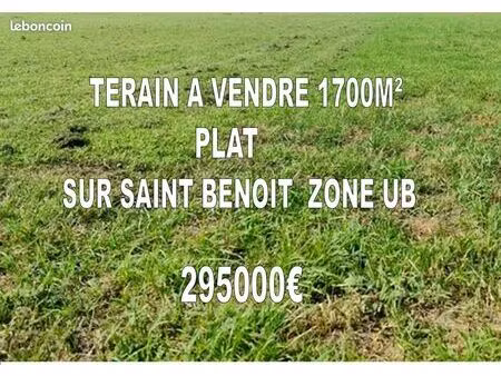 terrain de 1700m²