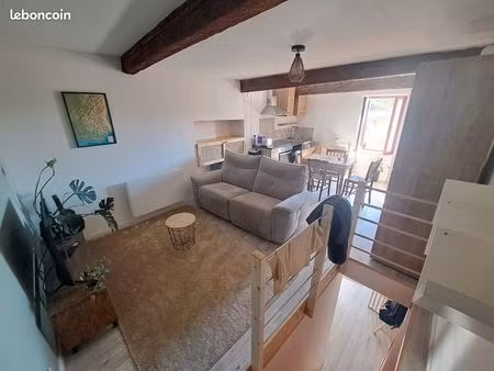 appartement t3 de 52m² (plus cave de 20m²)  en plein coeur du village d'alixan