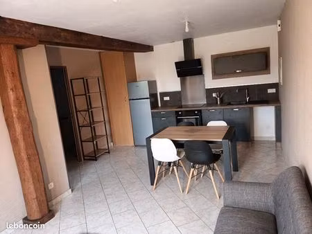 charmant f1 meublé de 33m² avec jardin au calme  à la campagne