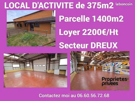 local d'activité 375 m²