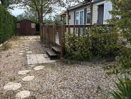 mobilhomme de 40m2 avec vue sur le lac