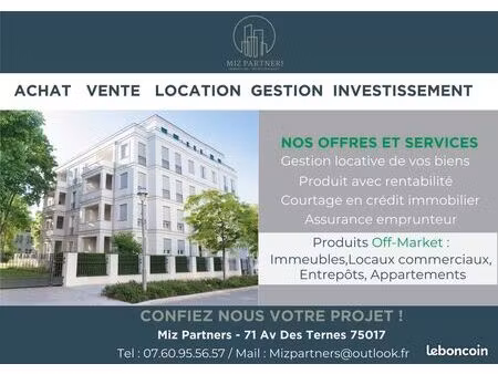 local commercial 293 m² clichy