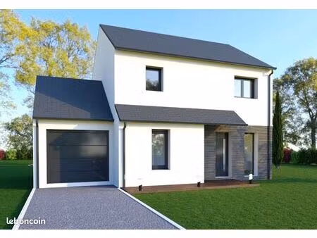 projet de construction d'une maison 102.83 m² avec terrain à plurien (22)