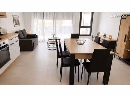 à louer – t2 meublé neuf de 51 47 m² avec terrasse  garage et parking – montélier