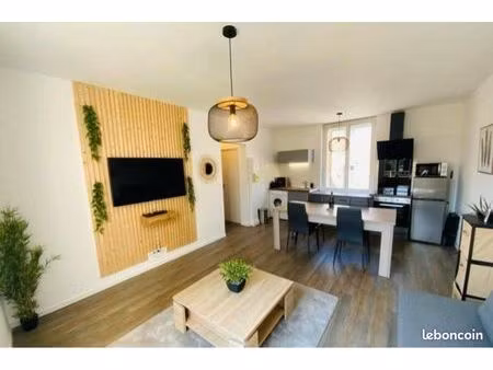 appartement t2 meuble - centre ville