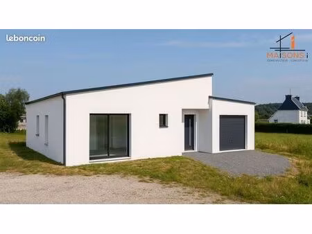 projet de construction d'une maison 94 m² avec terrain à quimper (29)