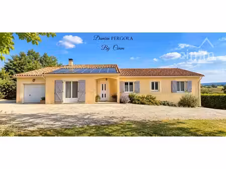 coup de c?ur à aubas ? maison de plain-pied avec géothermie  panneaux solaires et grand...