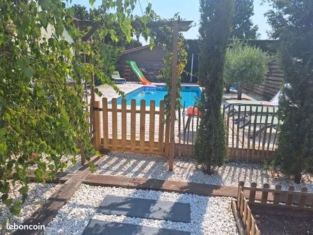 maison 4 chambres avec piscine au calme