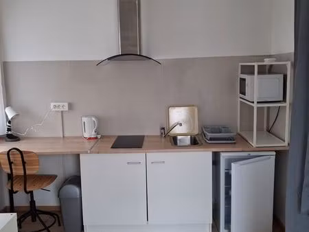 studio meublé 20 m2 – toutes charges comprises (eau elec chauffage wifi) – proche tram