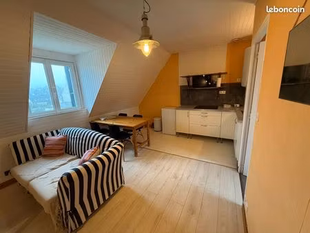 t2 meublé 28m2 - plouzané - 650 cc