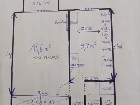 vente t1- bis pont des demoiselles  toulouse