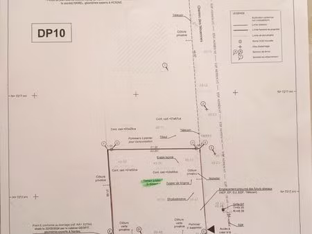 terrain à bâtir 500 m²